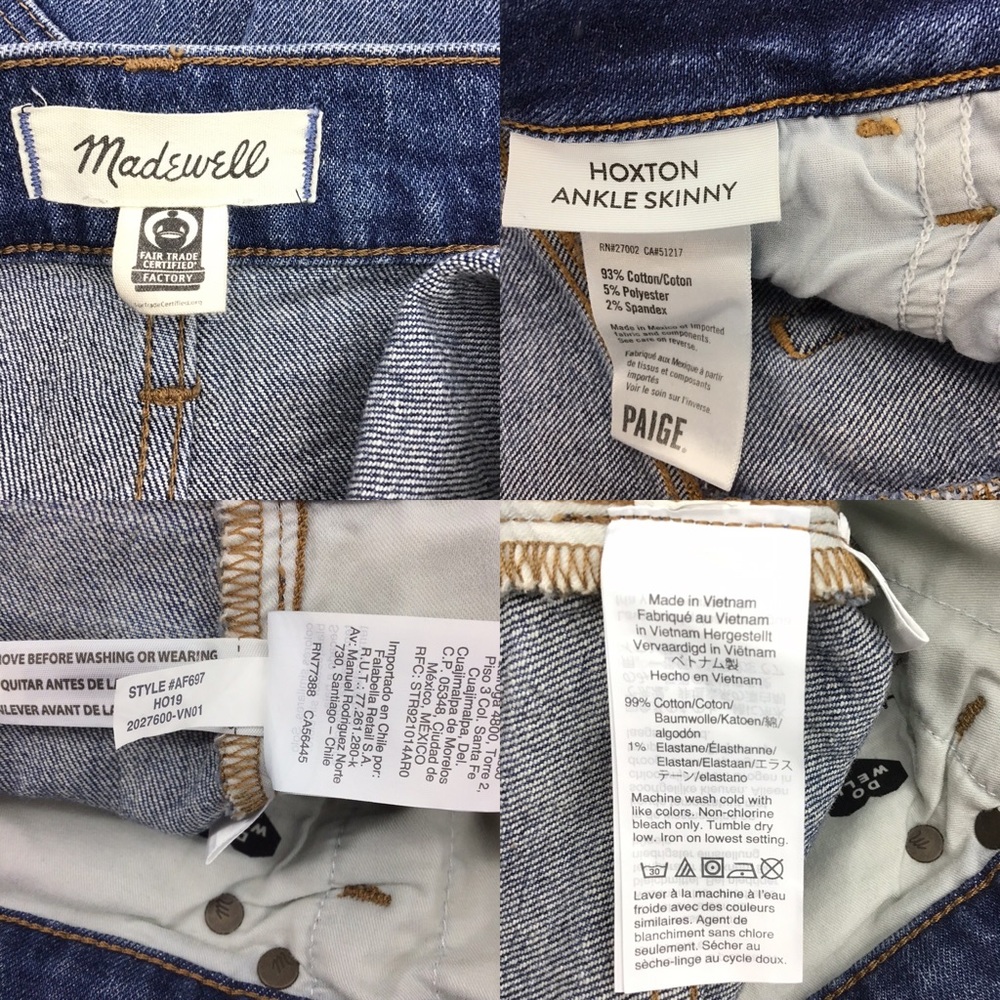 Madewell Classic Straight Jean Coldbrook Wash - Picture 12 of 16